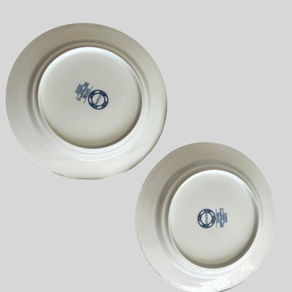 Dansk Ceylon 11" Blue White Dinner Plates Set Of 2 - Picture 6 of 12